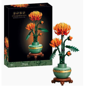 Klocki Konstrukcyjne Botanical Chryzantema Kwiat Zestaw Do Budowania 18+ 278 Elementy Jak Lego