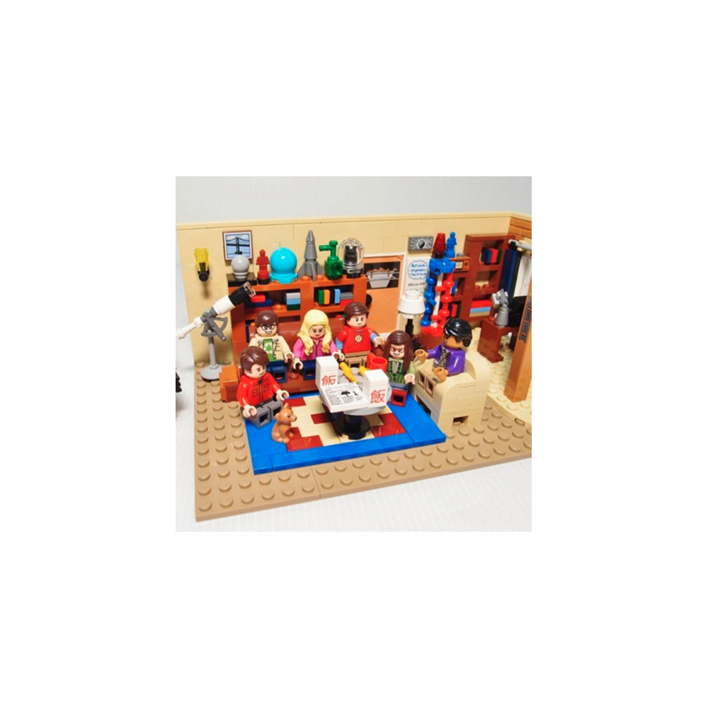 Klocki Konstrukcyjne Zestaw Do Budowania Teoria Wielkiego Podrywu 484 Elementy Jak Lego 12+