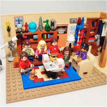 Klocki Konstrukcyjne Zestaw Do Budowania Teoria Wielkiego Podrywu 484 Elementy Jak Lego 12+