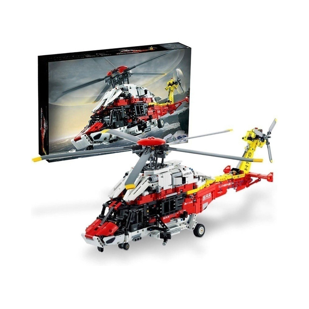 Klocki Konstrukcyjne Helikopter Ratunkowy Zestaw Do Budowania Jak Lego Prezent