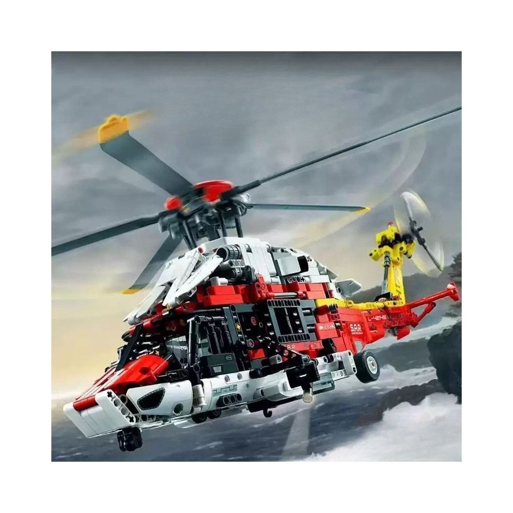 Klocki Konstrukcyjne Helikopter Ratunkowy Zestaw Do Budowania Jak Lego Prezent