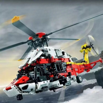 Klocki Konstrukcyjne Helikopter Ratunkowy Zestaw Do Budowania Jak Lego Prezent