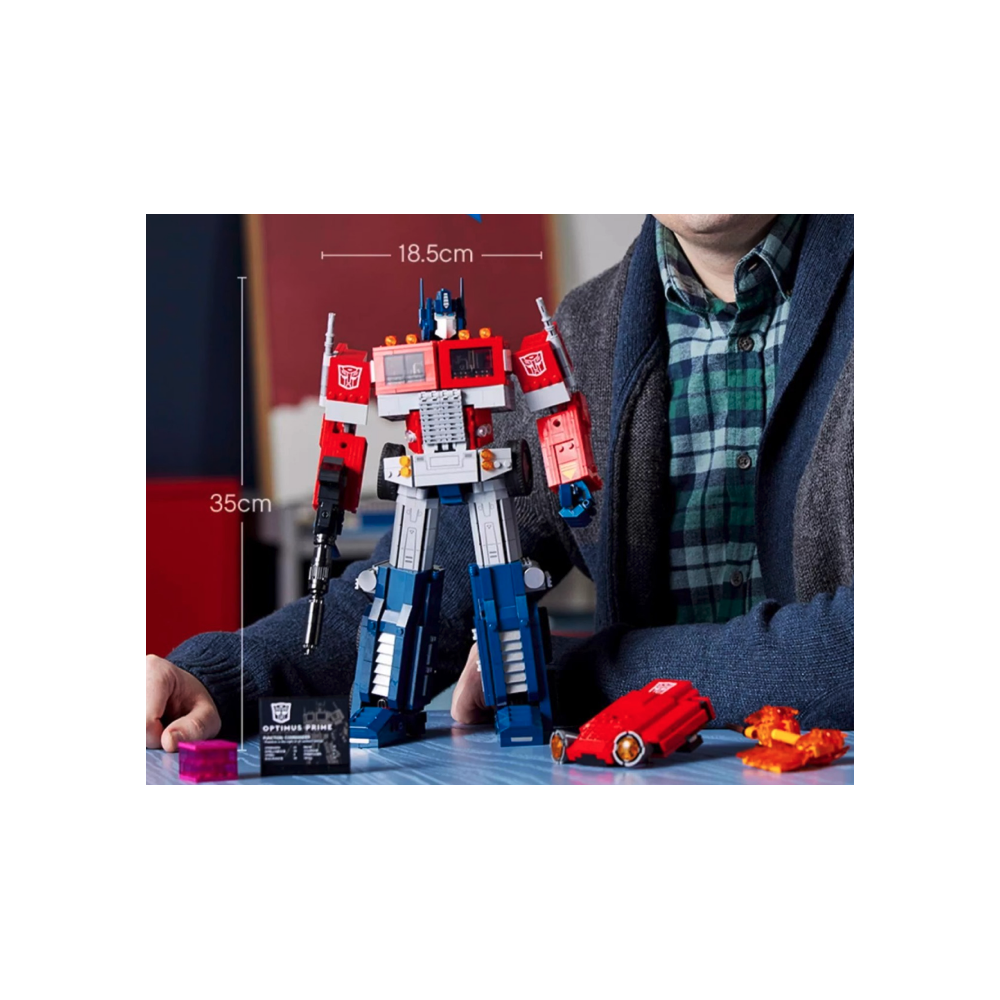 Klocki Konstrukcyjne Zestaw Do Budowania Transformers 2w1 Bohater Prezent Jak Lego