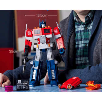 Klocki Konstrukcyjne Zestaw Do Budowania Transformers 2w1 Bohater Prezent Jak Lego