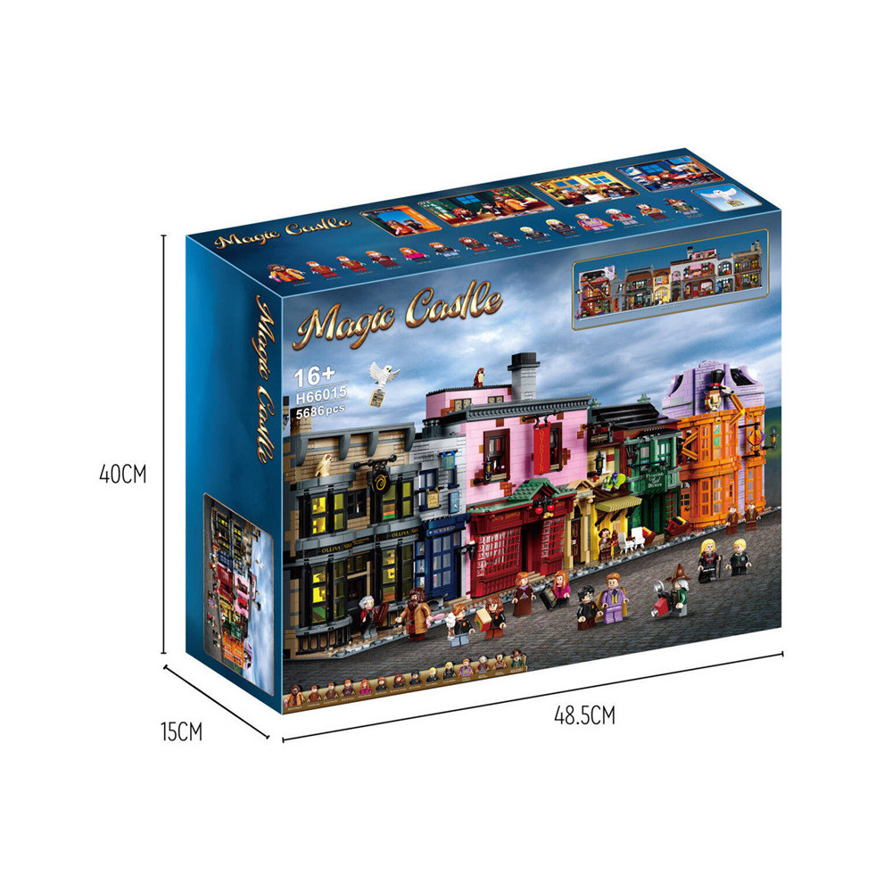 Klocki Konstrukcyjne Zestaw Do Budowania Ulica Pokątna Harry Potter Trójmiasto Jak Lego