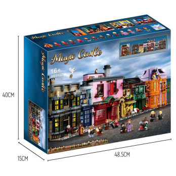 Klocki Konstrukcyjne Zestaw Do Budowania Ulica Pokątna Harry Potter Trójmiasto Jak Lego
