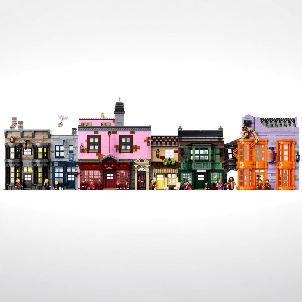 Klocki Konstrukcyjne Zestaw Do Budowania Ulica Pokątna Harry Potter Trójmiasto Jak Lego