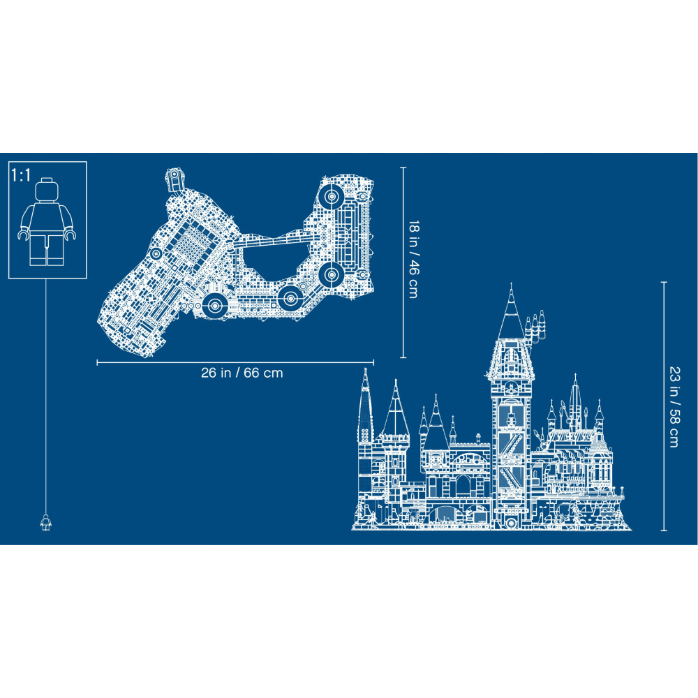 Klocki Konstrukcyjne Harry Potter Zestaw Zamek W Hogwarcie 6020 Elementy Prezent Jak Lego