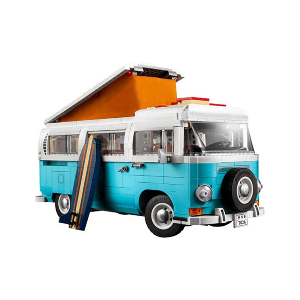 Klocki Konstrukcyjne Do Budowania Volkswagen T2 Camper Van Zestaw Do Budowania Jak Lego 2207 Elementy