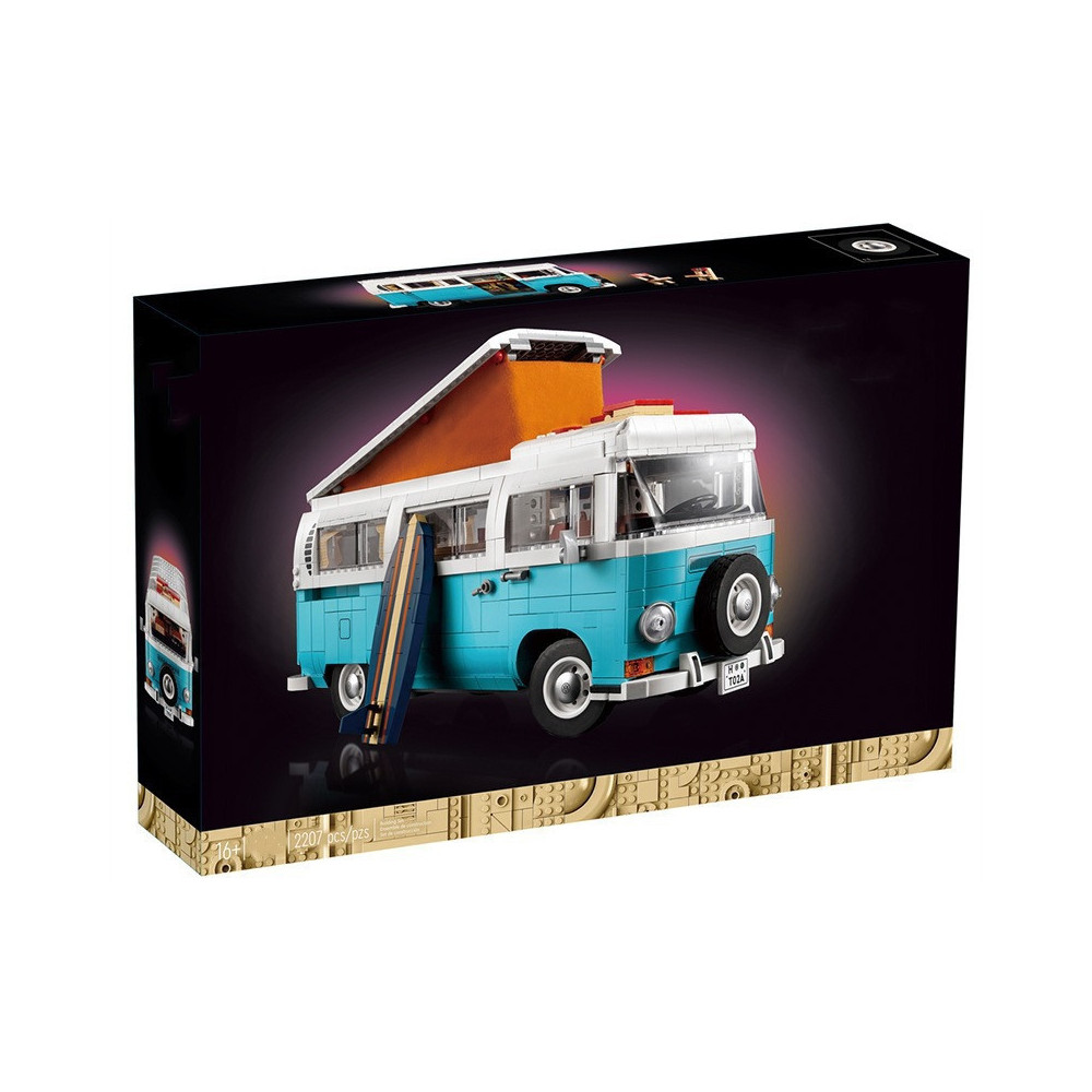 Klocki Konstrukcyjne Do Budowania Volkswagen T2 Camper Van Zestaw Do Budowania Jak Lego 2207 Elementy