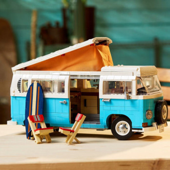 Klocki Konstrukcyjne Do Budowania Volkswagen T2 Camper Van Zestaw Do Budowania Jak Lego 2207 Elementy