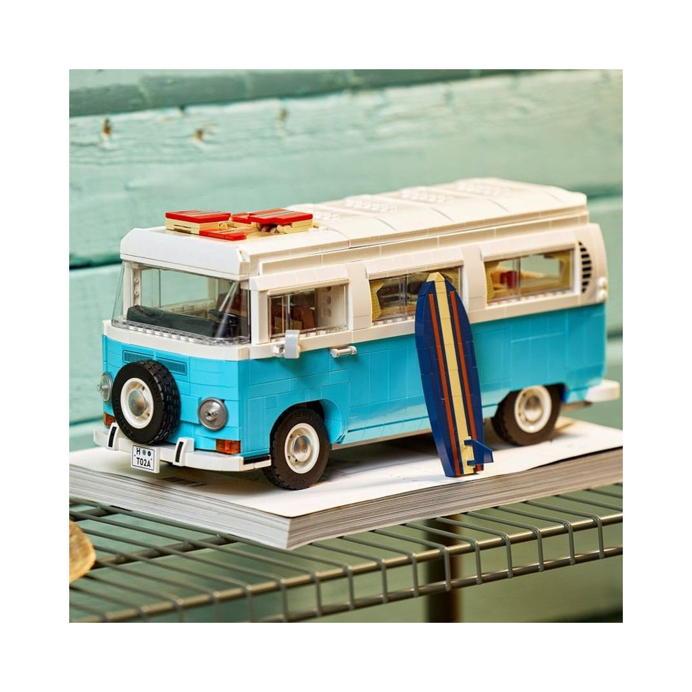 Klocki Konstrukcyjne Do Budowania Volkswagen T2 Camper Van Zestaw Do Budowania Jak Lego 2207 Elementy