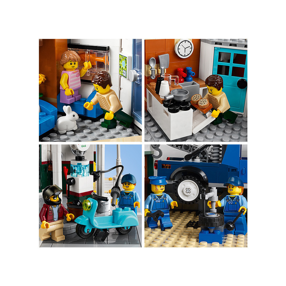 Klocki Konstrukcyjne Garaż Narożny Zestaw Do Budowania Jak Lego 2569 Elementy Prezent