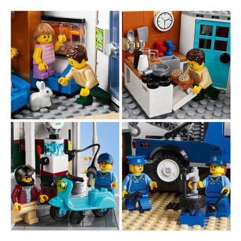 Klocki Konstrukcyjne Garaż Narożny Zestaw Do Budowania Jak Lego 2569 Elementy Prezent