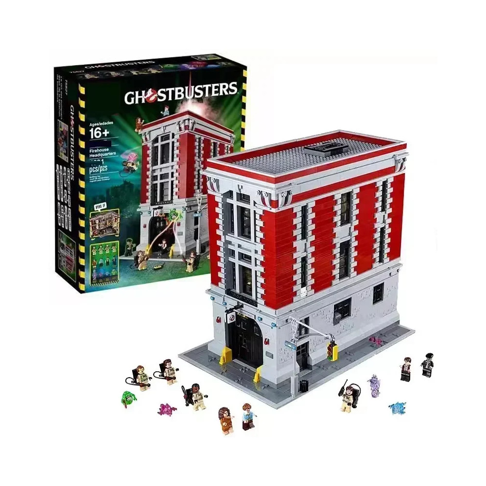 Klocki Konstrukcyjne Posterunek Straży Pożarnej Zestaw Do Budowania Jak Lego