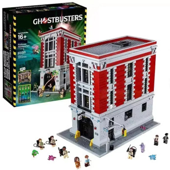 Klocki Konstrukcyjne Posterunek Straży Pożarnej Zestaw Do Budowania Jak Lego