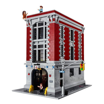 Klocki Konstrukcyjne Posterunek Straży Pożarnej Zestaw Do Budowania Jak Lego