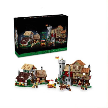 Klocki Konstrukcyjne Średniowieczny Plac Miejski 18+ 3304 Elementy Prezent Do Budowania Jak Lego