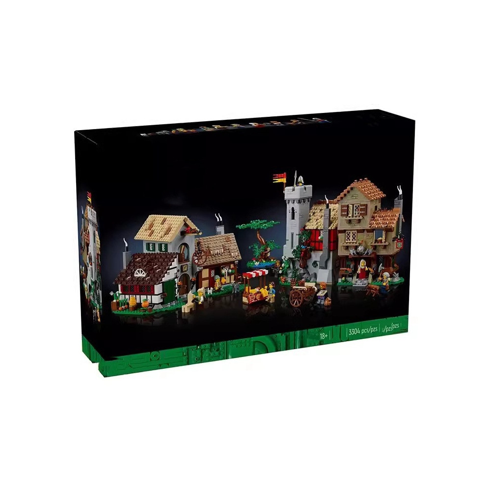 Klocki Konstrukcyjne Średniowieczny Plac Miejski 18+ 3304 Elementy Prezent Do Budowania Jak Lego
