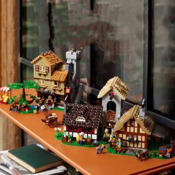 Klocki Konstrukcyjne Średniowieczny Plac Miejski 18+ 3304 Elementy Prezent Do Budowania Jak Lego