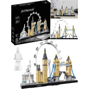 KLOCKI KONSTRUKCYJNE LONDYN LONDON ARCHITEKTURA 468 ELEMENTÓW ZESTAW KLOCKÓW JAK LEGO