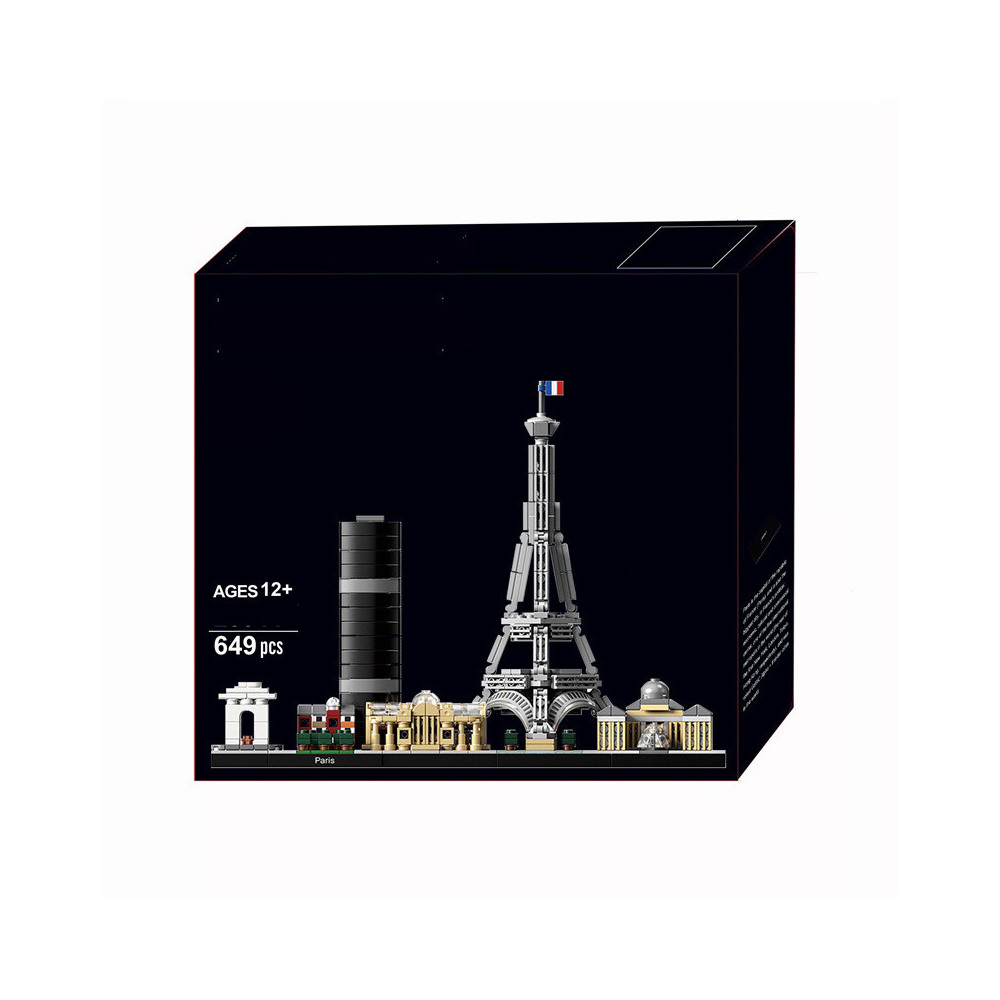 Klocki Konstrukcyjne Architektura Paryża Paris 649 Elementów Jak Lego Prezent 12+