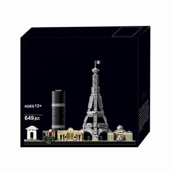 Klocki Konstrukcyjne Architektura Paryża Paris 649 Elementów Jak Lego Prezent 12+