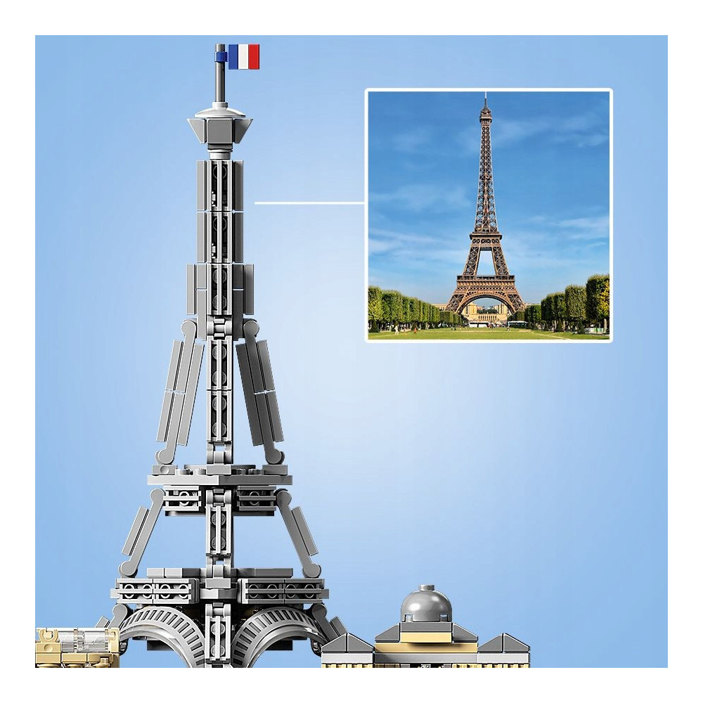 Klocki Konstrukcyjne Architektura Paryża Paris 649 Elementów Jak Lego Prezent 12+