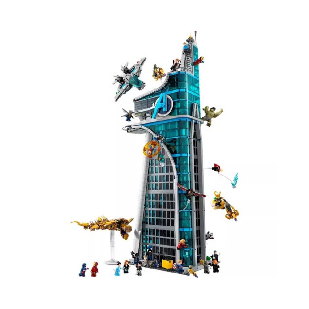 Klocki Konstrukcyjne Wieża Avengersów 5201 Elementów Zestaw Klocków Jak Lego Prezent