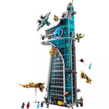 Klocki Konstrukcyjne Wieża Avengersów 5201 Elementów Zestaw Klocków Jak Lego Prezent