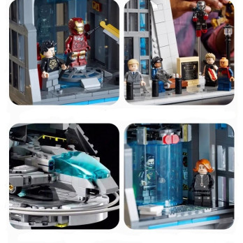 Klocki Konstrukcyjne Wieża Avengersów 5201 Elementów Zestaw Klocków Jak Lego Prezent