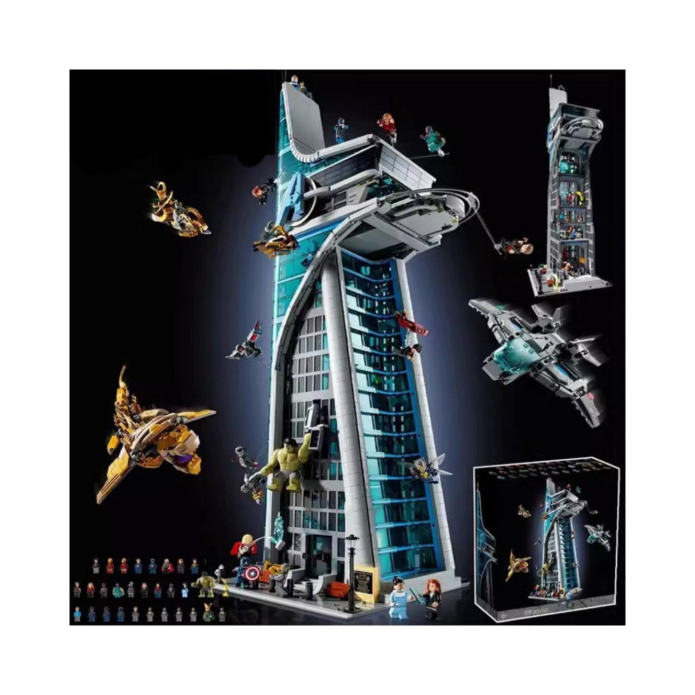 Klocki Konstrukcyjne Wieża Avengersów 5201 Elementów Zestaw Klocków Jak Lego Prezent