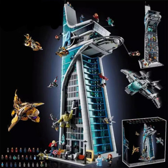 Klocki Konstrukcyjne Wieża Avengersów 5201 Elementów Zestaw Klocków Jak Lego Prezent