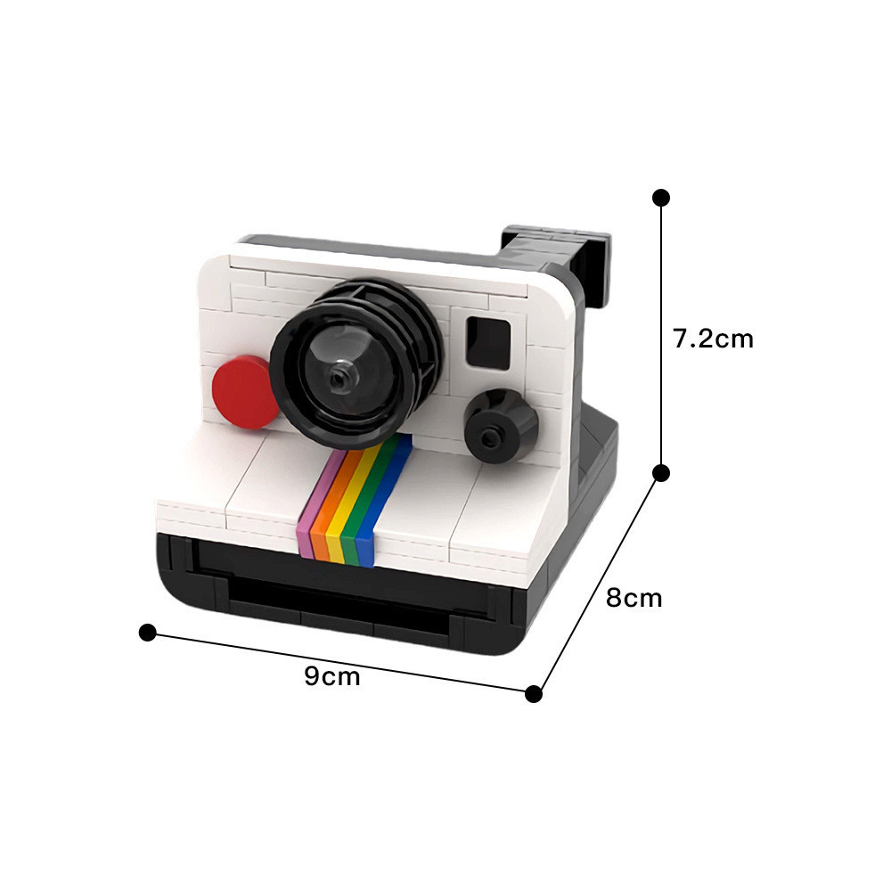 KLOCKI KONSTRUKCYJNE APARAT RETRO KAMERA CAMERA 516 EL. JAK LEGO PREZENT
