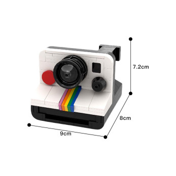 KLOCKI KONSTRUKCYJNE APARAT RETRO KAMERA CAMERA 516 EL. JAK LEGO PREZENT