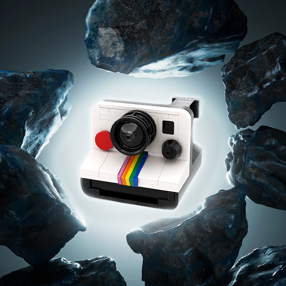KLOCKI KONSTRUKCYJNE APARAT RETRO KAMERA CAMERA 516 EL. JAK LEGO PREZENT