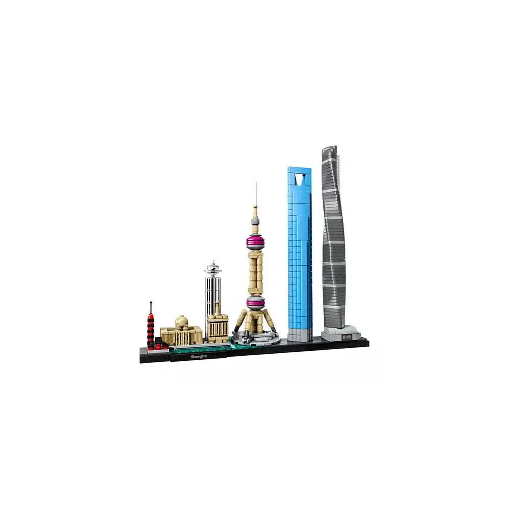 Klocki Konstrukcyjne Architektura Shanghai 669 Elementów Zestaw Klocków Prezent Jak Lego