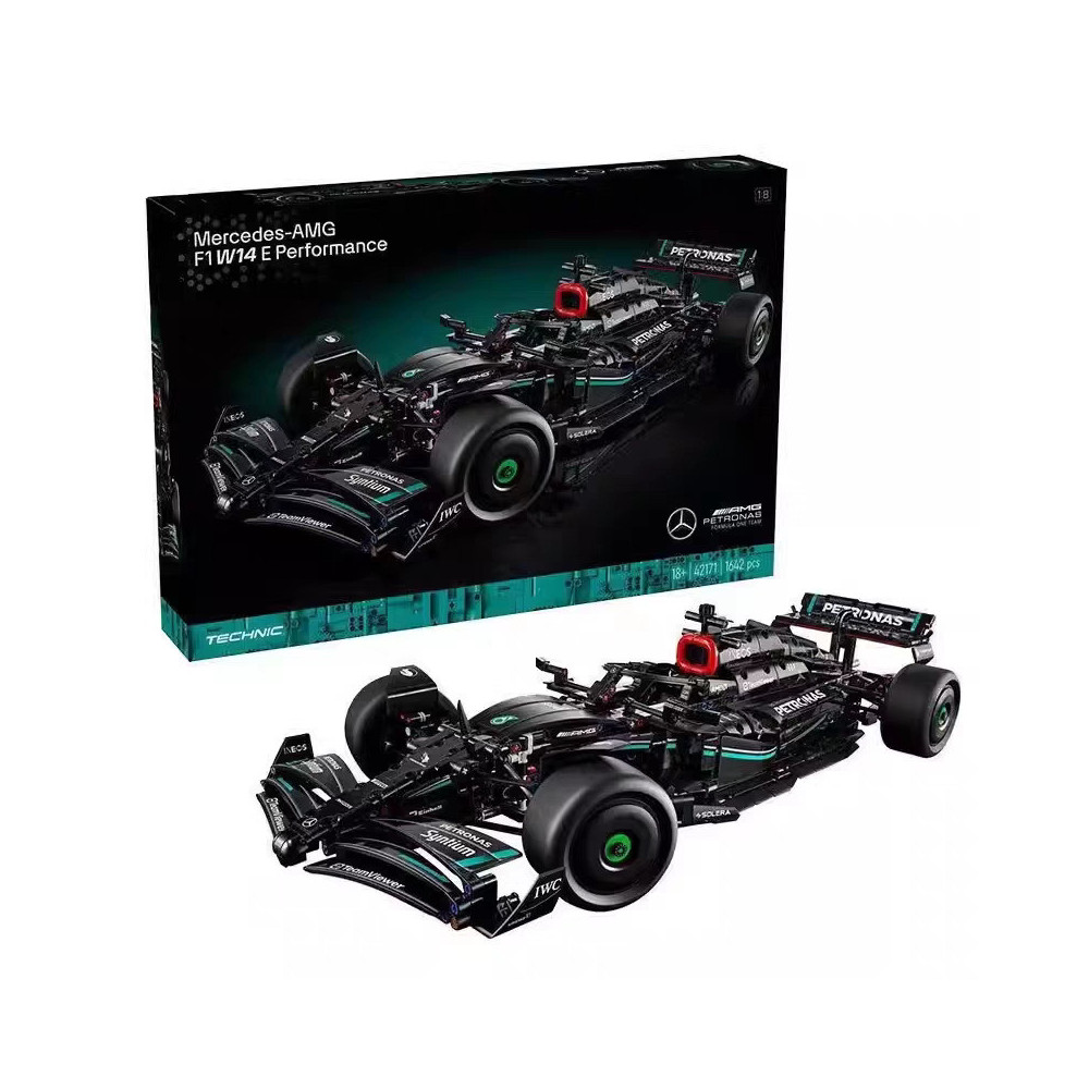 KLOCKI KONSTRUKCYJNE MERCEDES AMG F1 W14E PERFORMANCE PREZENT ZESTAW KLOCKÓW JAK LEGO
