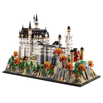 KLOCKI ZAMEK NA WZGÓRZU NEUSCHWANSTEIN JAK LEGO 3455 PCS