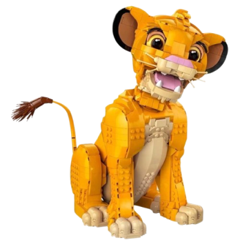 Klocki Konstrukcyjne Król Lew Simba Lwiątko Lion King 1445 Elementy Prezent Jak Lego
