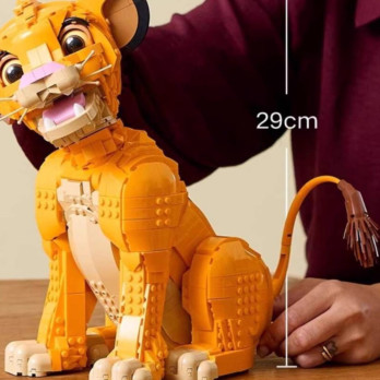 Klocki Konstrukcyjne Król Lew Simba Lwiątko Lion King 1445 Elementy Prezent Jak Lego