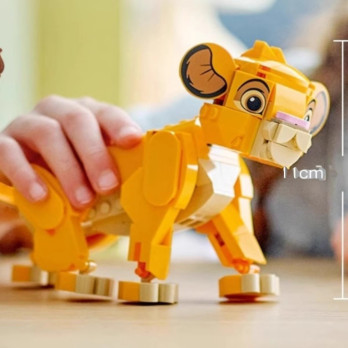 Klocki Konstrukcyjne Król Lew Simba Lwiątko Lion King 1445 Elementy Prezent Jak Lego