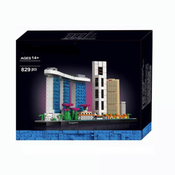 KLOCKI ARCHITECTURE SINGAPUR JAK LEGO ZESTAW DO UŁOŻENIA