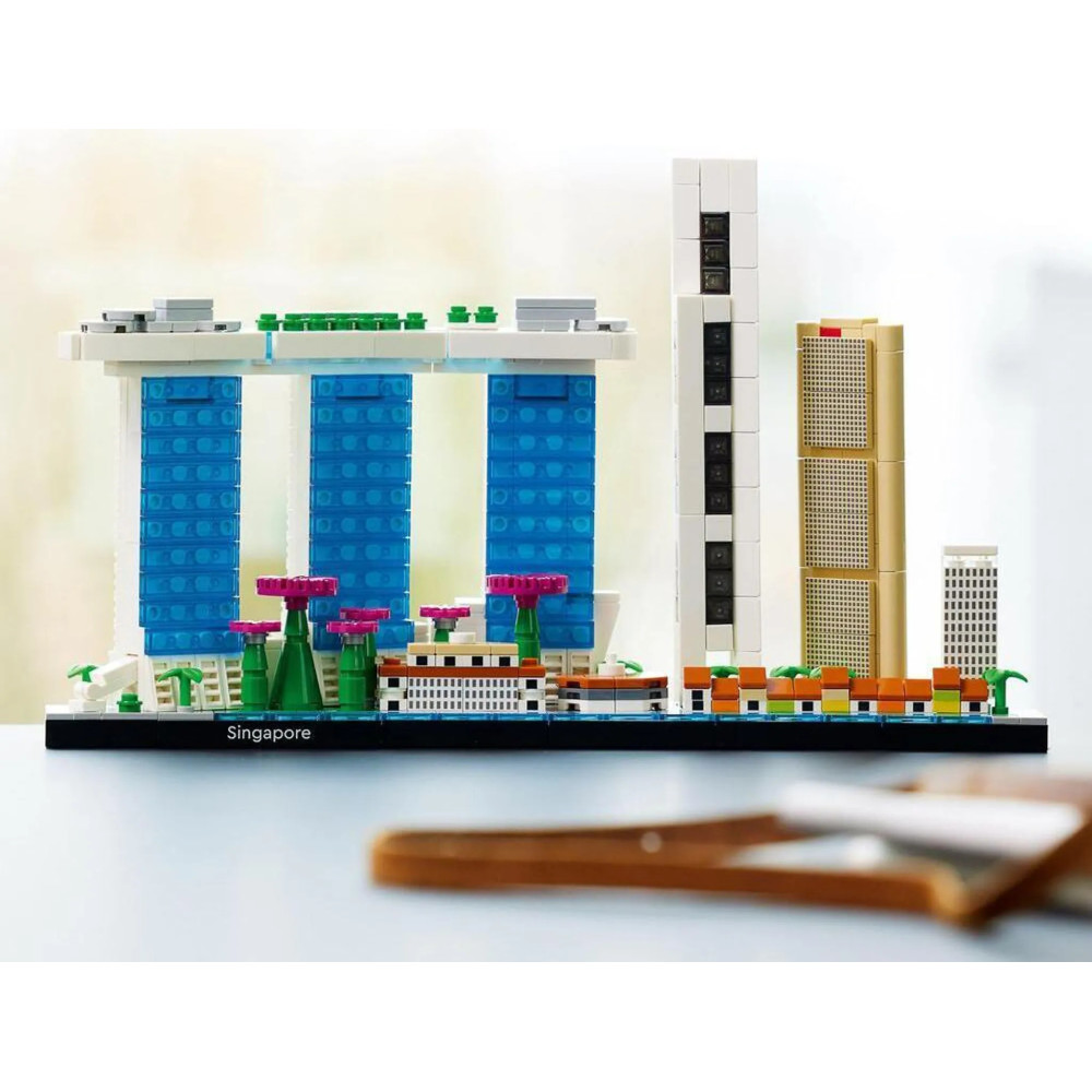 KLOCKI ARCHITECTURE SINGAPUR JAK LEGO ZESTAW DO UŁOŻENIA