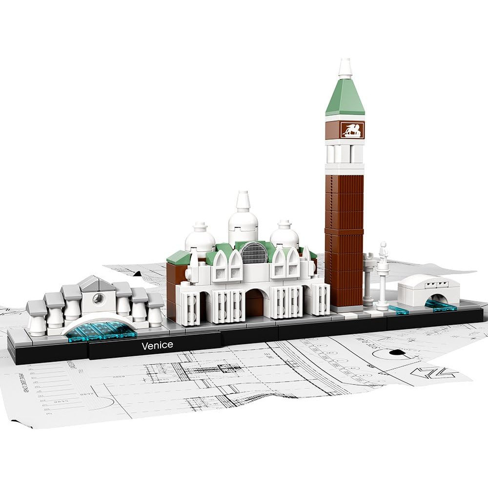 KLOCKI JAK LEGO WENECJA ARCHITECTURE ZESTAW DO UŁOŻENIA