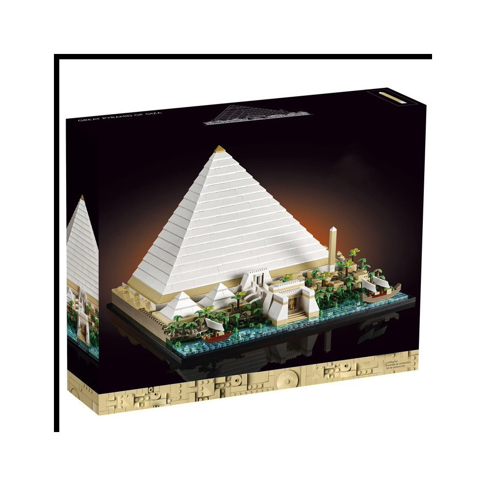 KLOCKI ARCHITECTURE PIRAMIDA CHEOPSA GIZA JAK LEGO